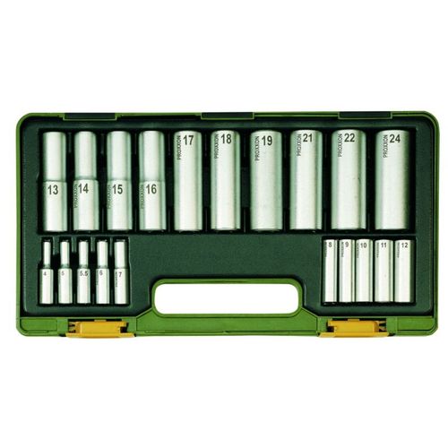 Outillage Proxxon - Les Coffrets - Coffret Douilles Rallongées, 20pcs