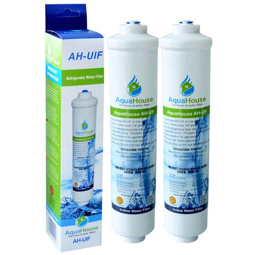 2x Aquahouse Ah-Uif Compatible Filtre À Eau Universel Pour Réfrigérateur Samsung Lg Daewoo Rangemaster Beko Haier Etc Réfrigérateur Congélateur