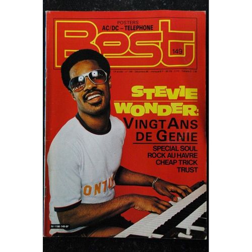Best 149 Decembre 1980 Stevie Wonder Soul Rock Cheap Trick Trust