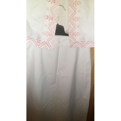 Ensemble Femme Blanc T. 36, Fait Sur Mesures : Jupe Longue Et Gilet Sans Manches