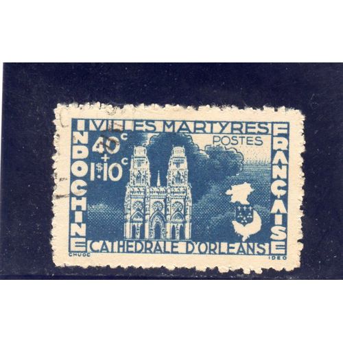 Timbre-Poste D'indochine (Villes Françaises Martyres)