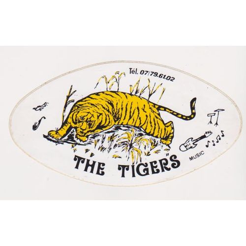 Autocollant The Tigers ( 18 X 8 Cm )