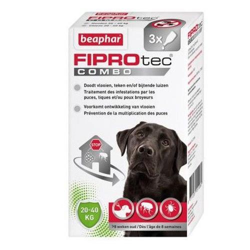 Beaphar Pro - Fiprotec Combo Grand Chien