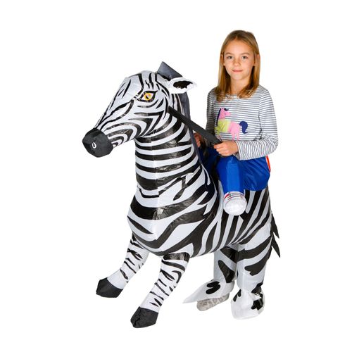Déguisement Zèbre Gonflable Enfant Taille Unique
