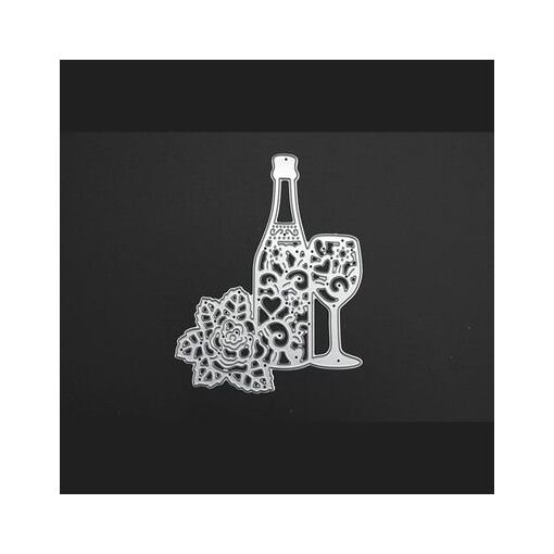 Rouge vin Roses Coupe DIY Cutting Dies Pochoirs Scrapbooking