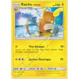 Raichu D'alola 17/30 Kit Du Dresseur Raichu D'alola Et Lougaroc Forme Nocturne