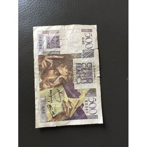 Billet De 500 Francs De 1946