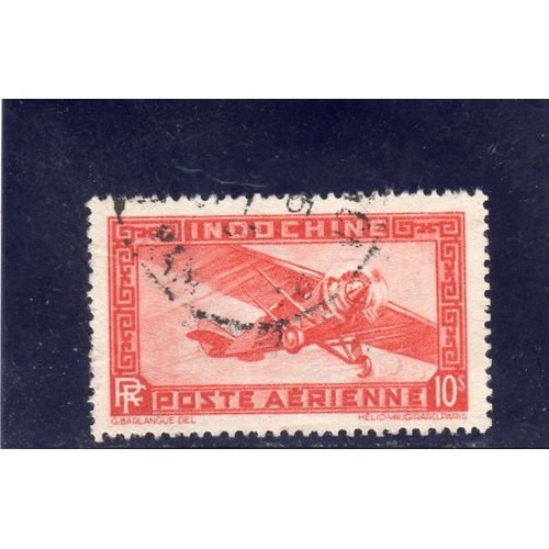 Timbre De Poste Aérienne D'indochine (Avion)