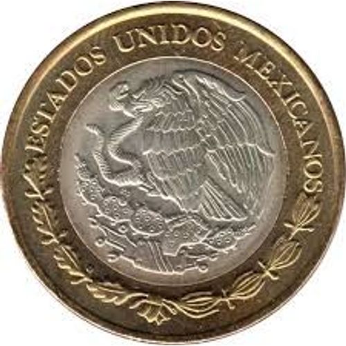 Pièce 10 Pesos Mexique 2009