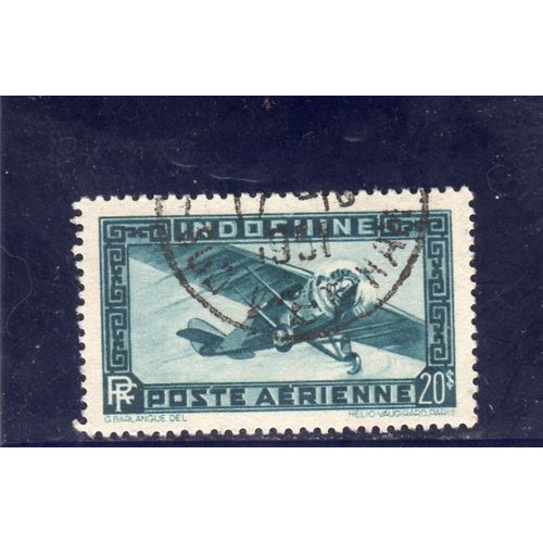 Timbre De Poste Aérienne D'indochine (Avion)