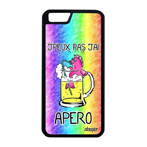 Coque Pour Iphone 6 6s Plus Silicone Jpeux Pas J'ai Apero Biere Vert 4g De Iphone 6 Plus Iphone 6s Plus