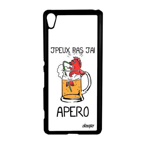 Coque Sony Xperia Xa J'peux Pas J'ai Apero Blanc Rigide Portable Bourré Pas Cher