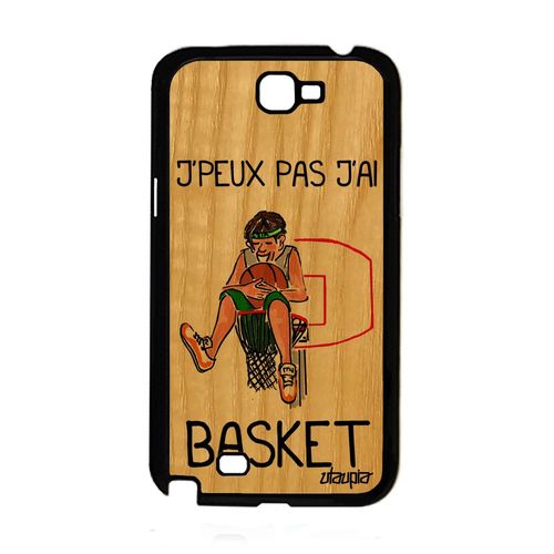 Coque Samsung Note 2 Bois Silicone J'peux Pas J'ai Basket Basketball Tpu Samsung Galaxy Note 2