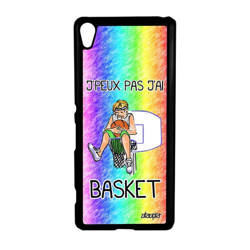 Coque Xperia Xa J'peux Pas J'ai Basket Metal Jo De Protection Etui Nba Vert Sony Xperia Xa