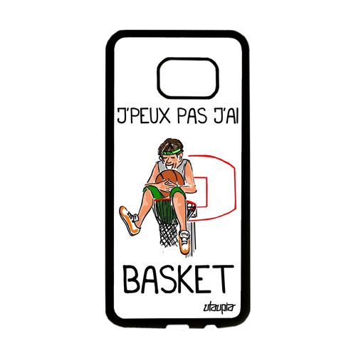 Coque S7 Edge Silicone J'peux Pas J'ai Basketball Balle De Bd En Samsung Galaxy S7 Edge