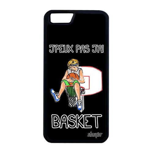 Coque J'peux Pas J'ai Basket Iphone 6 6s Plus Silicone Mondial Nba Etui En