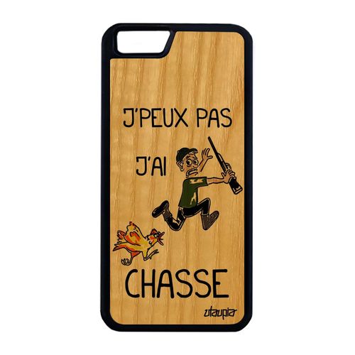 Coque Bois Iphone 6 6s Plus Silicone J'peux Pas J'ai Chasse Case 4g Homme Iphone 6 Plus Iphone 6s Plus