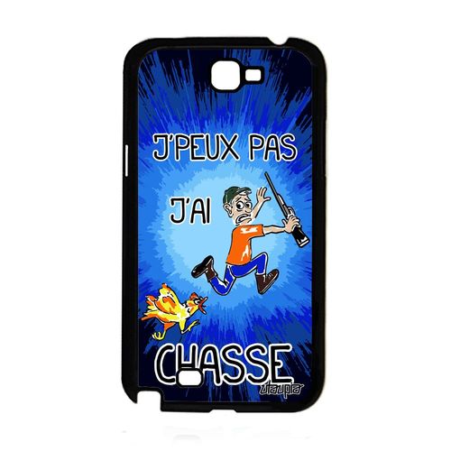 Coque Pour Samsung Note 2 Silicone Jpeux Pas J'ai Chasse Noir Telephone A Samsung Galaxy Note 2