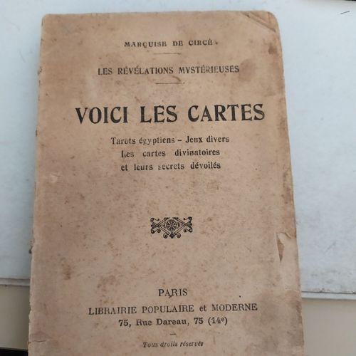 Voici Les Cartes - Tarot Egyptien - Librairie Populaire Et Moderne