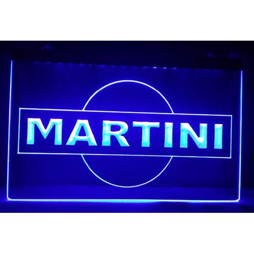 Panneau Pub Martini Led Enseigne Bar Cafe Lumineuse Neon Lampe