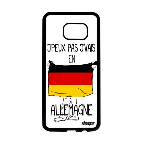 Coque Pour Galaxy S7 Edge Silicone J'peux Pas J'vais En Allemagne Bumper Samsung Galaxy S7 Edge