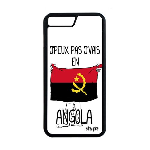 Coque J'peux Pas J'vais En Angola Iphone 8 Plus Silicone Angolais Design A