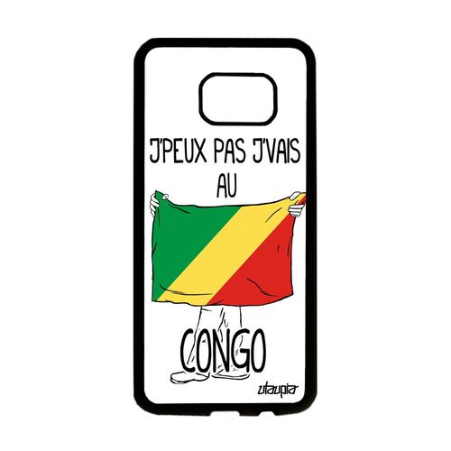 Coque Galaxy S7 Edge Silicone J'peux Pas J'vais Au Congo Aluminium Tpu A Samsung Galaxy S7 Edge