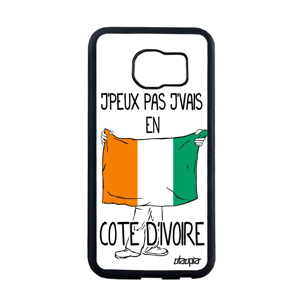 Coque Silicone J'peux Pas J'vais En Cote D'ivoire Pour Samsung S6 Edge De Samsung Galaxy S6 Edge