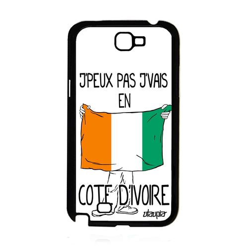 Coque J'peux Pas J'vais En Cote D'ivoire Galaxy Note 2 Silicone Motif De Samsung Galaxy Note 2