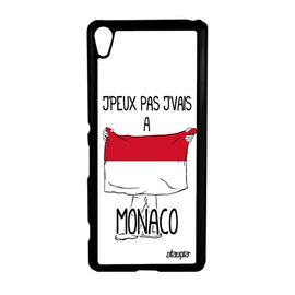 Coque J'peux Pas J'vais A Monaco Sony Xperia Xa Alu Monegasque Plastique Etui De