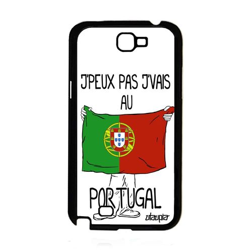 Coque Pour Note 2 Silicone J'peux Pas J'vais Au Portugal Mobile A Samsung Galaxy Note 2