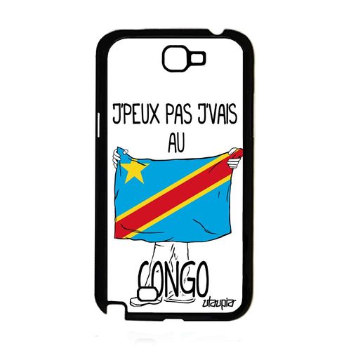 Coque Note 2 Silicone J'peux Pas J'vais Au Congo Housse Congolais Samsung Galaxy Note 2