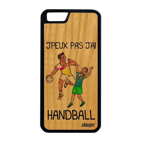 Coque Silicone J'peux Pas J'ai Handball Iphone 6 6s Plus Bois Telephone De Iphone 6 Plus Iphone 6s Plus