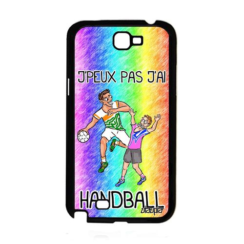 Coque J'peux Pas J'ai Hand Samsung Galaxy Note 2 Silicone Humour Handball Etui A