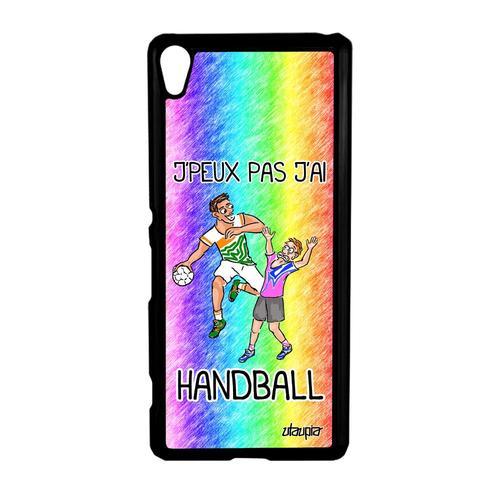 Coque Pour Xperia Xa J'peux Pas J'ai Hand Handball Telephone Vert Comique A Sony Xperia Xa