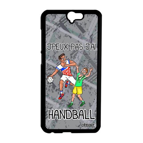 Coque One A9 J'peux Pas J'ai Handball Noir Smartphone Homme Humour Bd Hand A Htc One A9