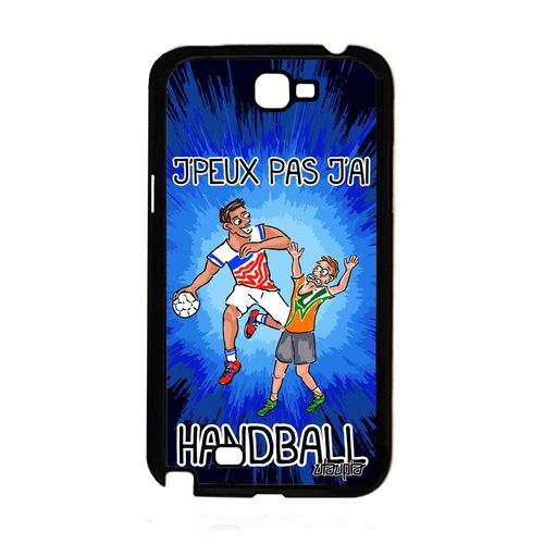 Coque J'peux Pas J'ai Handball Pour Samsung Note 2 Silicone Pas Cher 4g A Samsung Galaxy Note 2