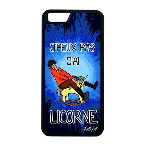 Coque Iphone 6 6s Plus Silicone J'peux Pas J'ai Licorne Antichoc Dessin En Iphone 6 Plus Iphone 6s Plus