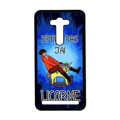 Coque J'peux Pas J'ai Licorne Pour Zenfone 2 Laser Ze550kl Bleu Telephone A Asus Zenfone 2 Laser Ze550kl