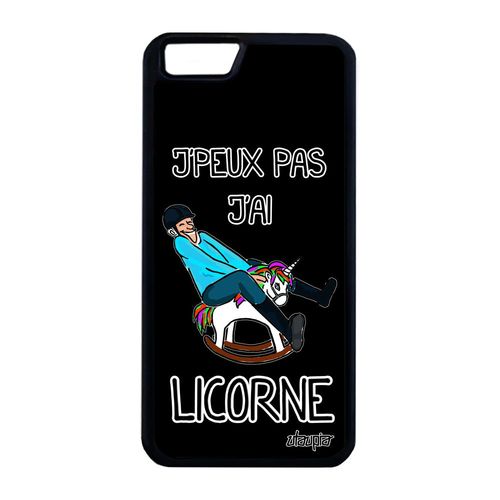 Coque Pour Iphone 6 6s Plus Silicone J' Peux Pas J' Ai Licorne Noir De Apple Iphone 6 Plus Iphone 6s Plus