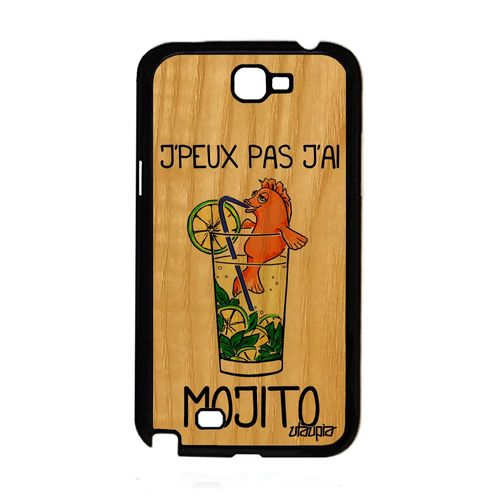 Coque Silicone Humour J'peux Pas J'ai Mojito Note 2 Bois Apero De Samsung Galaxy Note 2