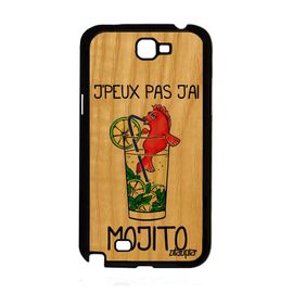 Coque Silicone Note 2 Bois J'peux Pas J'ai Mojito Humour Souple A Samsung Galaxy Note 2