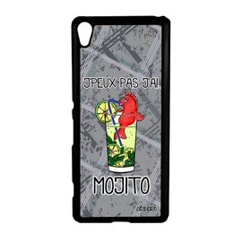 Coque Humour J'peux Pas J'ai Mojito Sony Xperia Xa Comique Humour Telephone Gris