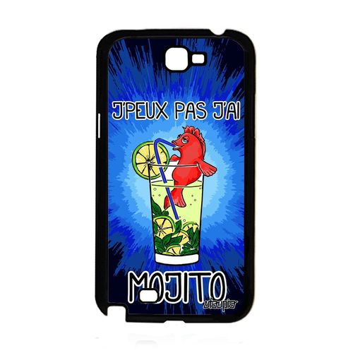 Coque Note 2 Silicone Je Peux Pas J'ai Mojito Original Bourré 4g Samsung Galaxy Note 2