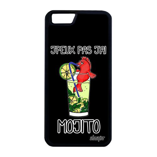 Coque Iphone 6 6s Plus Silicone J'peux Pas J'ai Mojito Poisson Rouge Noir Iphone 6 Plus Iphone 6s Plus