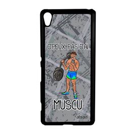 Coque Pour Xperia Xa J'peux Pas J'ai Musculation Drole Etui Texte Mobile En Sony Xperia Xa