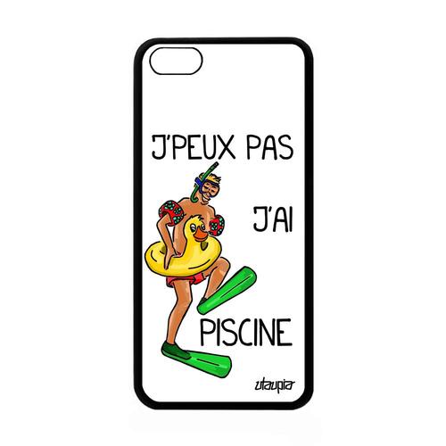 Coque Iphone 5c Silicone Humour J'peux Pas J'ai Piscine Telephone Portable Apple Iphone 5c