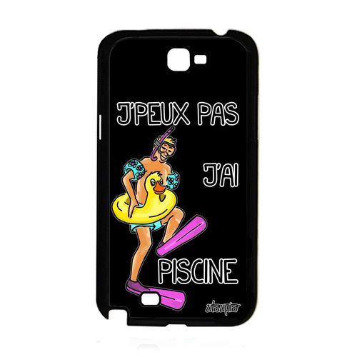 Coque Je Peux Pas J'ai Piscine Note 2 Silicone Rigide Pas Cher De Samsung Galaxy Note 2