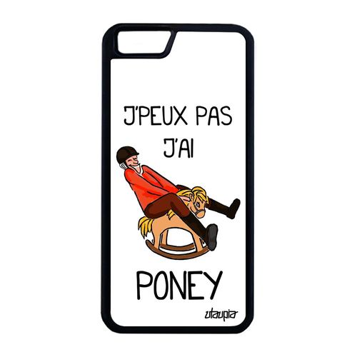 Coque Pour Iphone 6 6s Plus Silicone J'peux Pas J'ai Poney Blanc Telephone Iphone 6 Plus Iphone 6s Plus
