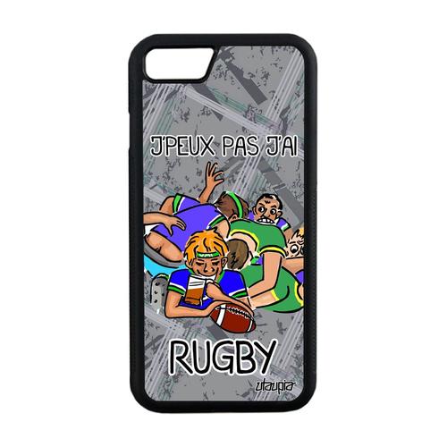 Coque Pour Iphone 8 Silicone Humour J'peux Pas J'ai Rugby Unique Souple De Iphone 8